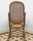 Rocking Chair Antique en Roseau par Michael Thonet pour Thonet 14