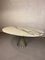 Large Oval Marble Dining Table with Iron Base 7