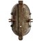 Vintage Industrial Cast Iron and Clear Glass Sconce from Industria Rotterdam, Image 4