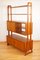 Mid-Century Teak Raumteiler mit Barschrank 8