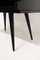 Black Lacquered Wood Bar Table with Shelf and Spotlight, 1970s 9