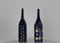 Botellas de cerámica azul de Gio Ponti para Cooperativa Ceramica Imola, 1993. Juego de 2, Imagen 3