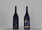Bottles in Blue Ceramic by Gio Ponti for Cooperativa Ceramica Imola, 1993, Set of 2 3