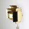 Mid-Century Brutalist Brass Wall Lamp by Svend Aage Holm Sørensen, 1960s 1