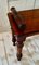 Victorian Mahogany Scroll End Benches, Set of 2 4