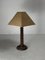 French Modernist Turned Wood Table Lamp in the style of Charles Dudouyt, 1940s 8