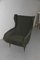 High Back Armchair with Geometric Design, 1950s 6