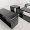 Vintage Modular Cubic Bookcase in Black Laminate, 1970s, Image 30