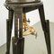 Lámpara de mesa industrial trípode ajustable, años 20, Imagen 7