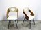 Curved and Laminated Plywood Chairs by Carlo Ratti for Industria Compensati Curvati, 1950s, Set of 2, Image 1