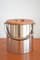 Mid-Century Steel and Teak Cylinda Line Ice Bucket by Arne Jacobsen for Stelton, 1960s 3