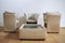 Armchairs and Coffee Table in the Style of B&B Italia, 1970s, Set of 4 1
