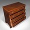 Antique English Mahogany Gentleman's Chest of Drawers, 1800s, Image 8