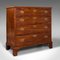 Antique English Mahogany Gentleman's Chest of Drawers, 1800s 2