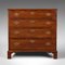 Antique English Mahogany Gentleman's Chest of Drawers, 1800s 1