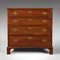Antique English Mahogany Gentleman's Chest of Drawers, 1800s, Image 1