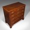 Antique English Mahogany Gentleman's Chest of Drawers, 1800s 7