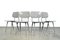 Vintage Revolt Light Gray Chairs by Friso Kramer for Ahrend, 2004, Set of 4 4