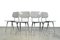 Vintage Revolt Light Gray Chairs by Friso Kramer for Ahrend, 2004, Set of 4, Image 4