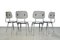 Vintage Revolt Light Gray Chairs by Friso Kramer for Ahrend, 2004, Set of 4 7