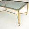 Vintage French Brass Coffee Table, 1960s 7