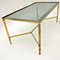 Vintage French Brass Coffee Table, 1960s 6
