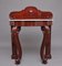 19th-Century Mahogany and Marble Top Console Table 1