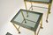 Vintage French Brass Nesting Tables, 1960s, Set of 3 6