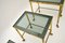 Vintage French Brass Nesting Tables, 1960s, Set of 3, Image 6