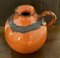 Vintage Handmade Fat Lava Style 69 20 Jug or Vase in Orange-Brown Glazed Ceramic, 1960s 2