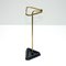 Mid-Century Minimalist Umbrella Stand in Brass & Iron, 1950s 8