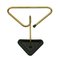 Mid-Century Minimalist Umbrella Stand in Brass & Iron, 1950s, Image 1