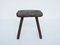 Brutalist Solid Wood Stool, Swiss Mountains 2