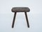 Brutalist Solid Wood Stool, Swiss Mountains, Image 2