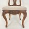 18th-Century German Baroque Chair in Carved Walnut, 1740s 16