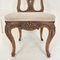 18th-Century German Baroque Chair in Carved Walnut, 1740s, Image 16