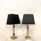 Mid-Century Gold and Chrome Table Lamps, 1970, Set of 2 13