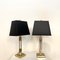 Mid-Century Tischlampen aus Gold & Chrom, 1970, 2er Set 13