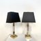 Mid-Century Gold and Chrome Table Lamps, 1970, Set of 2 5