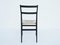 Black Lacquered 646 Leggera Chair in Rope by Gio Ponti for Cassina, Image 4