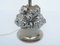 Silvered Ceramic Table Lamp with Fruit Basket 3