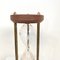 Mid-Century German Hourglass in Brown Wood and Brass, 1970s, Image 3