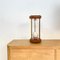 Mid-Century German Hourglass in Brown Wood and Brass, 1970s, Image 2
