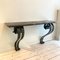 Art Deco French Console Table in Forged Metal and Marble by Raymond Subes, 1925 2