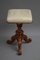 Victorian Height Adjustable Stool in Rosewood, Image 2