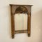 Small Early 19th-Century French Empire Gilded Mirror with Glass Painting 1