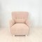 Mid-Century Danish Shearling High Back Wing Chair & Ottoman, 1950s, Set of 2, Image 7