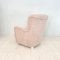 Mid-Century Danish Shearling High Back Wing Chair & Ottoman, 1950s, Set of 2 11