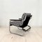 Mid-Century German Chrome Cantilever Armchair with Black and White Stripes, 1970s 7