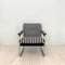 Mid-Century German Chrome Cantilever Armchair with Black and White Stripes, 1970s 3